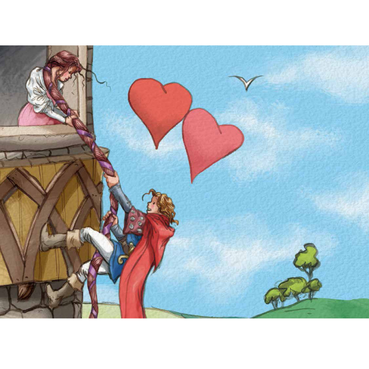 意大利绘本 世界十大童话(8)长发公主