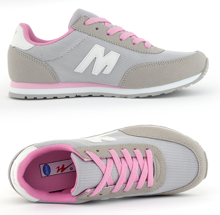 双星(double star)新款减震橡胶防滑女款慢跑鞋 wdsw-9012 湖蓝白 38