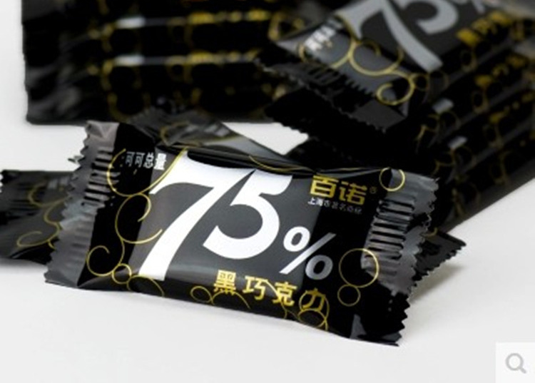 百诺 黑巧克力称重500g 总可可75%