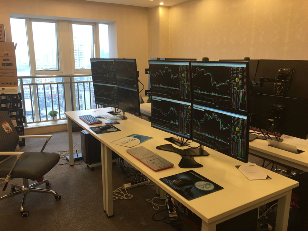 多屏电脑六屏联动炒股组装i7i9处理器炒股电脑四屏六屏股票期货外汇