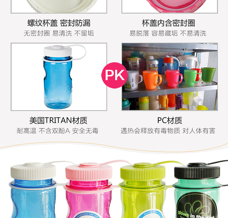 
                                                            
                                                            美国乐基因nalgene进口儿童饮水杯安全 冬天学生女掌心暖手塑料杯子 便携防漏时尚随手杯耐高温 【300ml】粉色透明2178-7012                