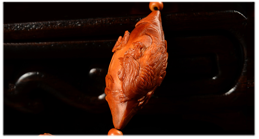 文玩收藏 核雕 盘道 橄榄核手串 手工精雕十二生肖 苏工大师 丁佳伟刻