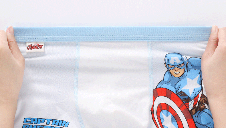 迪士尼儿童内裤男纯棉新品三角四角短裤头中大男童平角裤底裤6-9岁