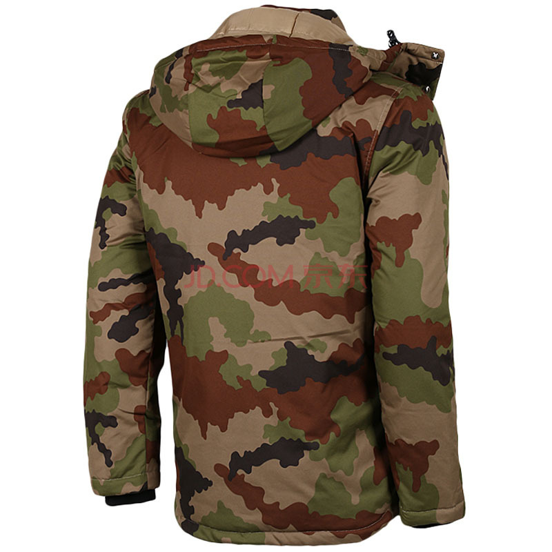 阿迪达斯adidas三叶草男款新款秋冬季迷彩棉服保暖棉服外套ab7856 b