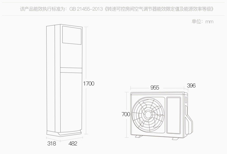 格力(gree) 悦雅 kfr-50lw/(50591)nhad-2 柜式空调
