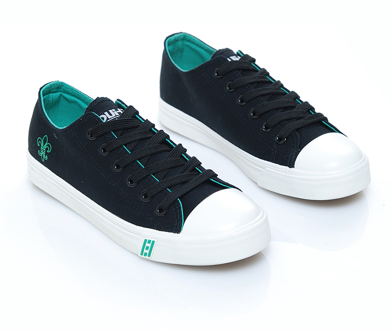 卓不凡舒适百搭帆布鞋女鞋 纯色低帮平底时尚休闲学生单鞋潮鞋966