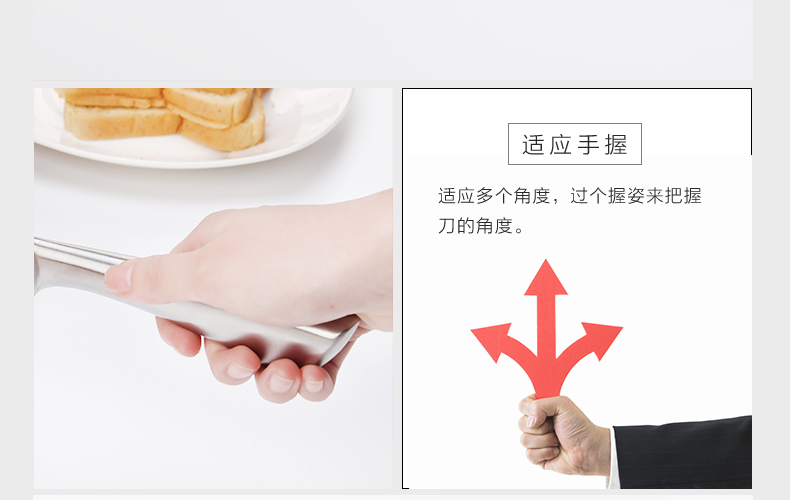 
                                        onlycook 不锈钢面包刀 切片锯齿刀蛋糕锯刀厨房吐司据刀烘培工具                