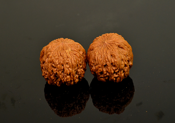 鸿木斋 闷墩文玩核桃矮桩40天津蓟县孤品包邮 ht259_现价-1元