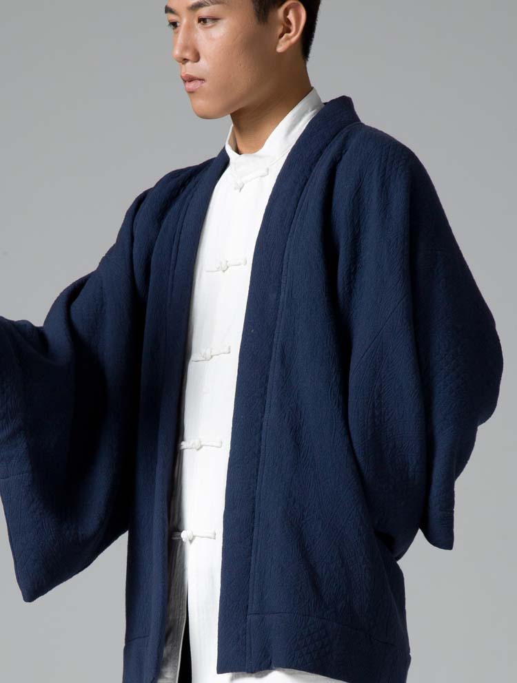 慈缘一味--禅修/居士 限量版加厚棉麻 冬季汉服棉袄