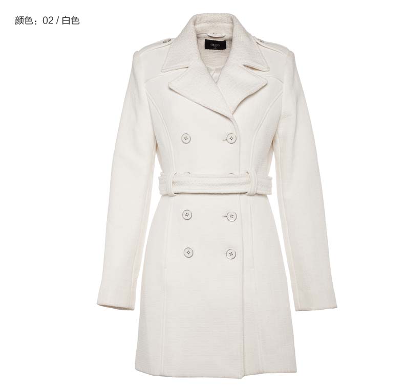 G2000/woman 女式通勤百搭 商务休闲长袖风衣外套 41221013 99黑色 34/160
