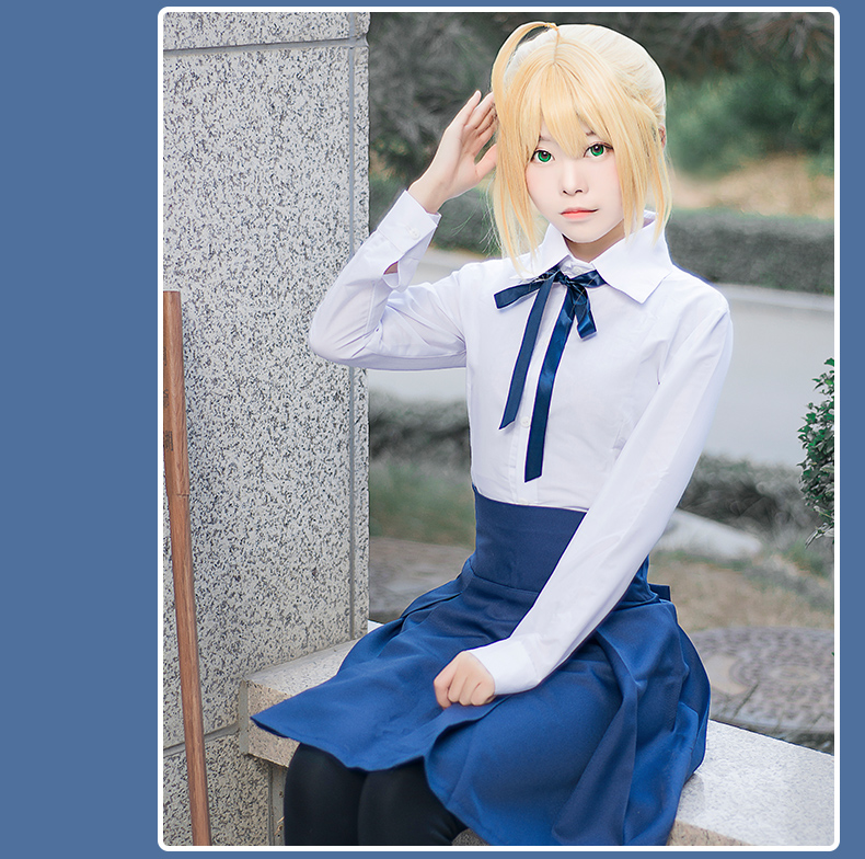 白泽fate命运之夜周边服装吾王saber日常服全套二次元动漫cosplay女装