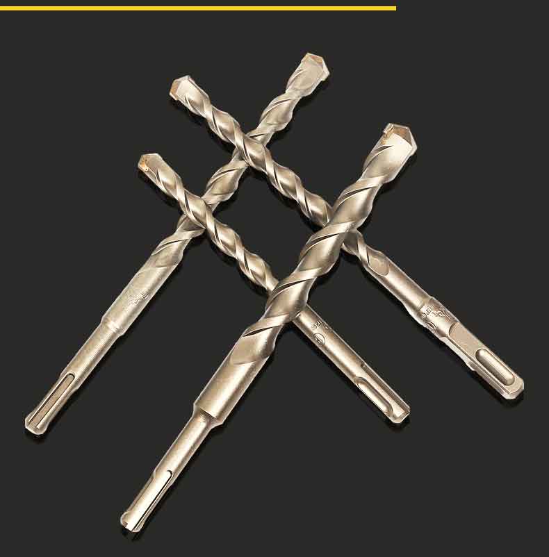 五羊电锤钻头方柄四坑6-16mm混凝土钻头墙钻圆柄冲击钻电批头 圆柄16*