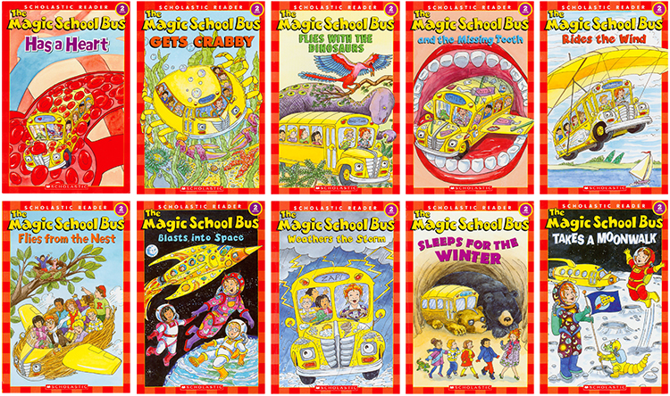 神奇校车the magic school bus 一二辑20册英文原版绘本7-10岁