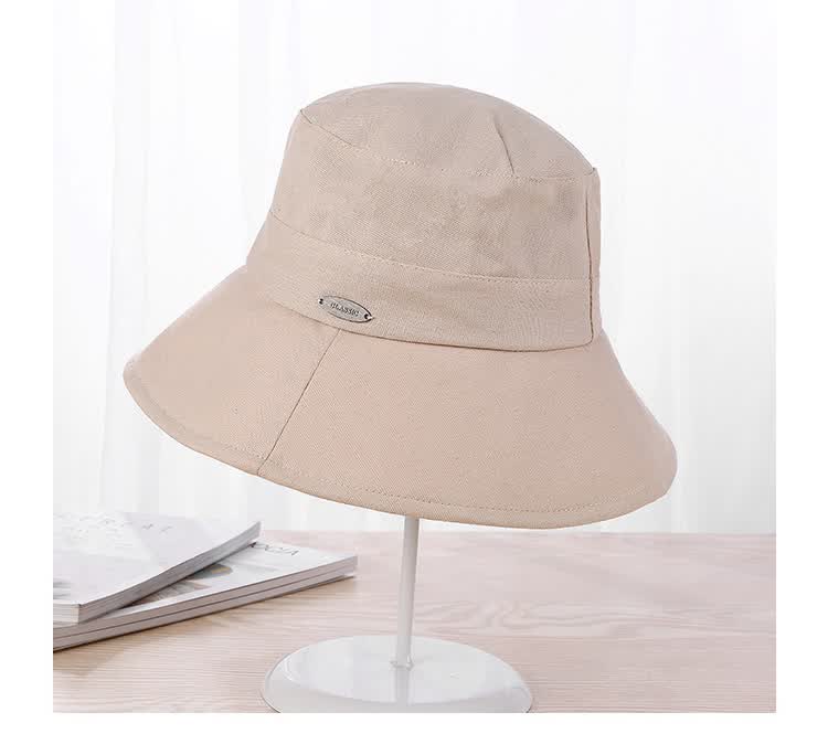 GLO-STORY Women's Sunshade Hat Thin Mesh Breathable Sun Protection Fisherman Hat Korean Style Casual Foldable UV Protection Bucket Hat 26