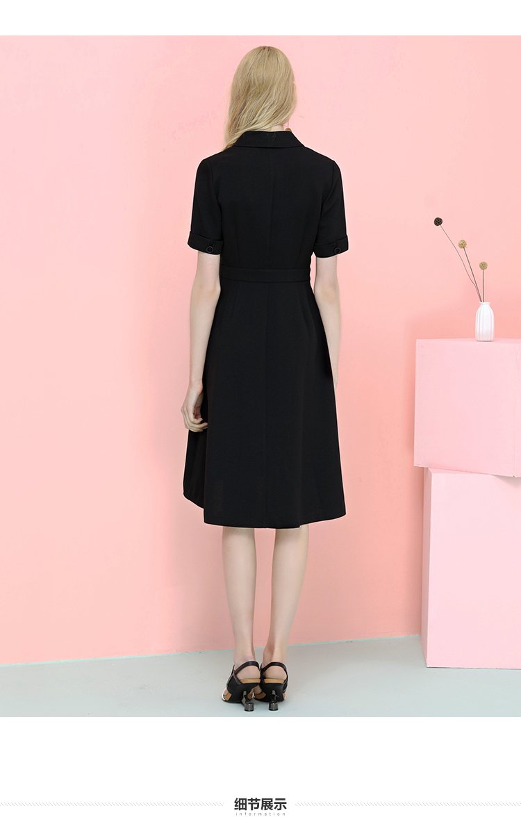 佳人苑jry 性感v领时尚连衣裙 黑色 s_现价-1元