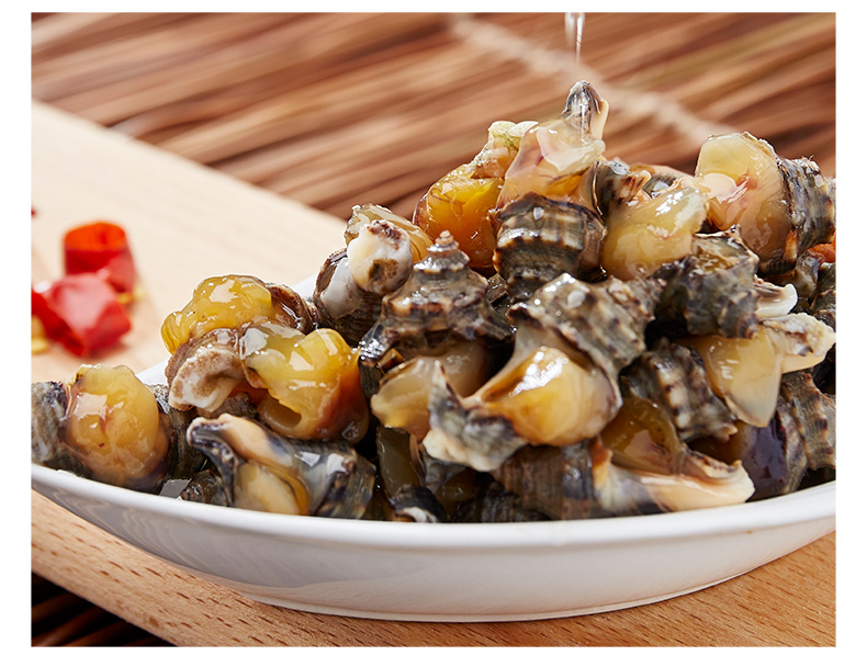 【宁波馆】莫龙舟山辣螺肉300g 海螺即食海鲜水产