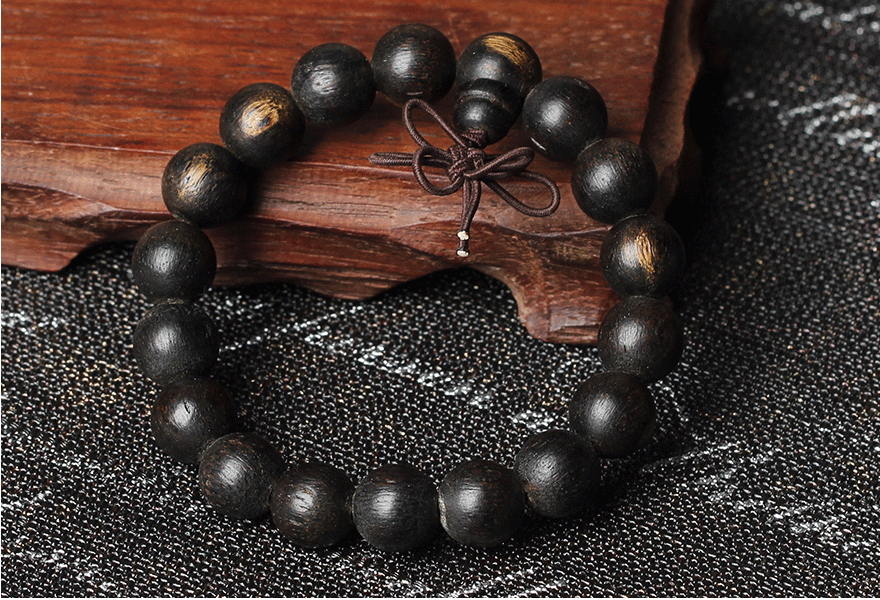 海南虎皮沉香 高密度 油性丰富 12mm 17.7g