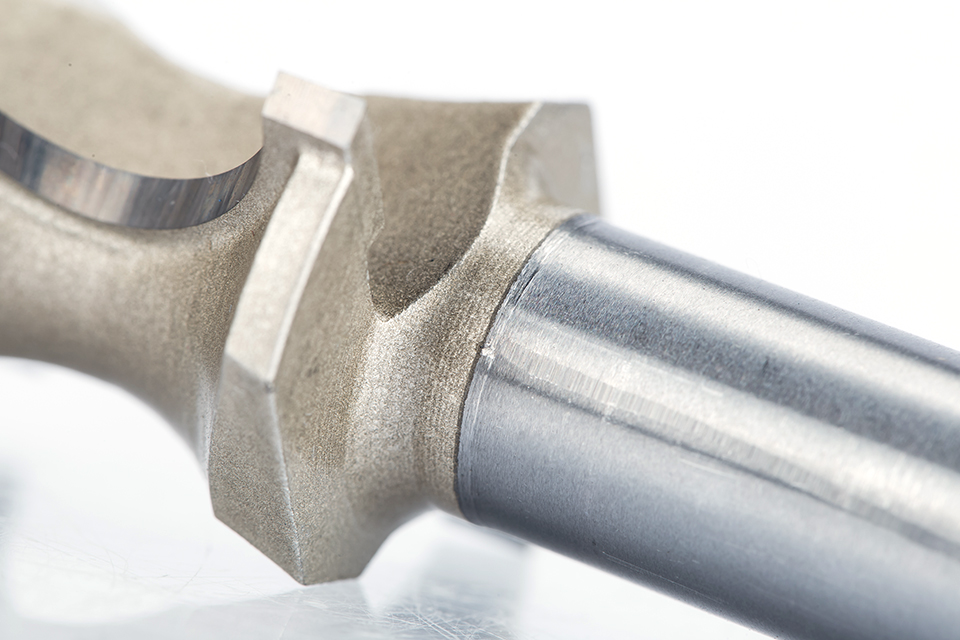 沪豪木工刀具电木铣锣刀修边机带轴承正半圆刀圆木棒弧形修圆边 专业