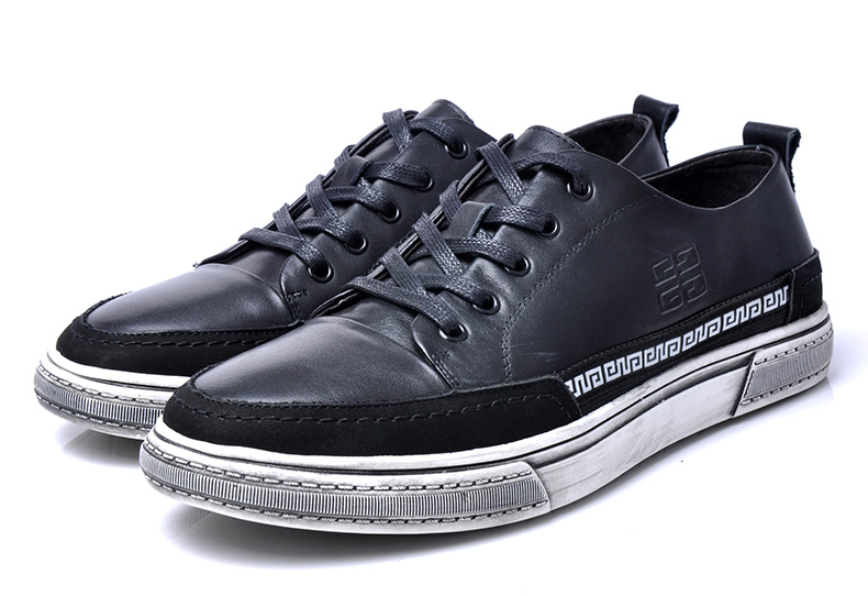 麦高男鞋秋冬新品休闲鞋 男士皮鞋韩版潮流系带板鞋 男单鞋子