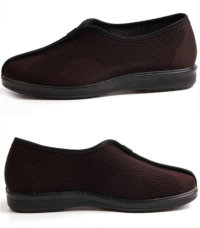 鞋】鮟鱧男鞋休闲鞋中老年老人鞋老北京布鞋男舒适透气网鞋ak30043 单