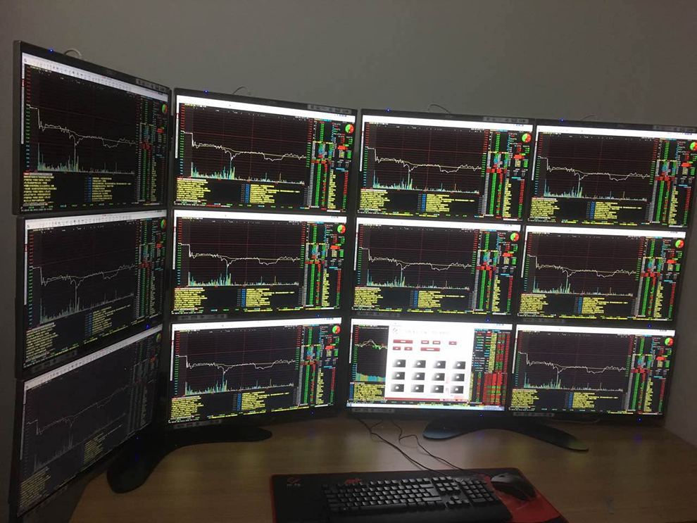 炒股专业组装多屏电脑 炒股电脑4四屏6六屏股票期货外汇金融证券多屏
