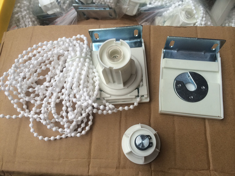 黑金刚卷帘控制器制头拉珠配件头拉珠卷轴窗帘配件拉姆斯制头 普通