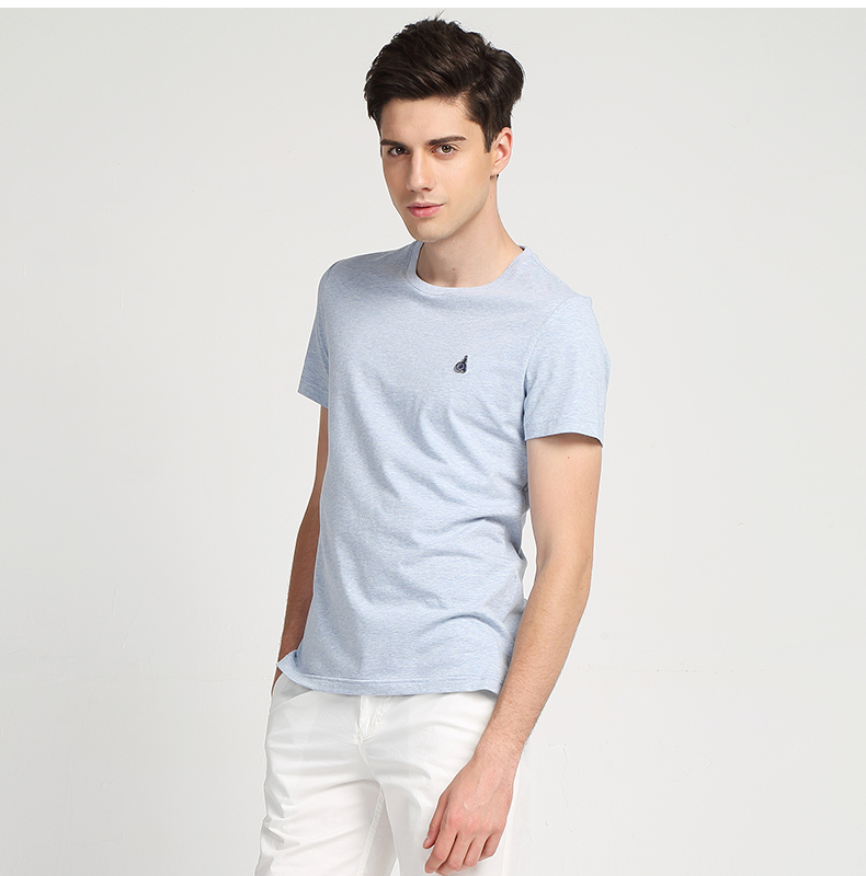 beanpole滨波【货到付款】韩国三星男士圆领纯色短袖t恤 短袖t恤男 bc