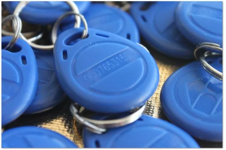 酷丰(kufeng) 楼宇对讲智能门禁卡感应门锁卡 2号id钥匙扣卡(不可复制