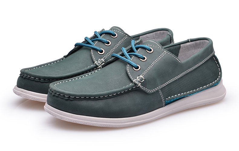 索卫(suove) 休闲鞋男鞋 春秋平底系带男单鞋皮鞋