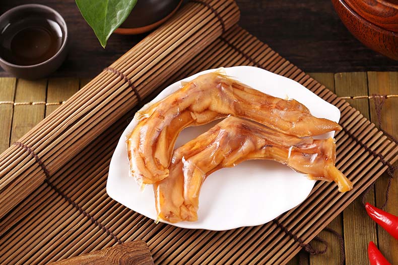 包邮味芝元香辣卤鸭掌28g*20包 湖南特产特辣卤鸭爪 手抓肉类零食熟食