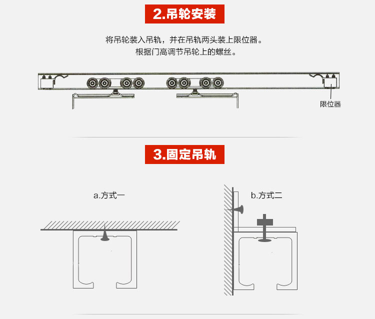 金豪正不锈钢静音4轮吊轮厨房推拉门吊轮移门轮子趟门滑槽吊轨配件