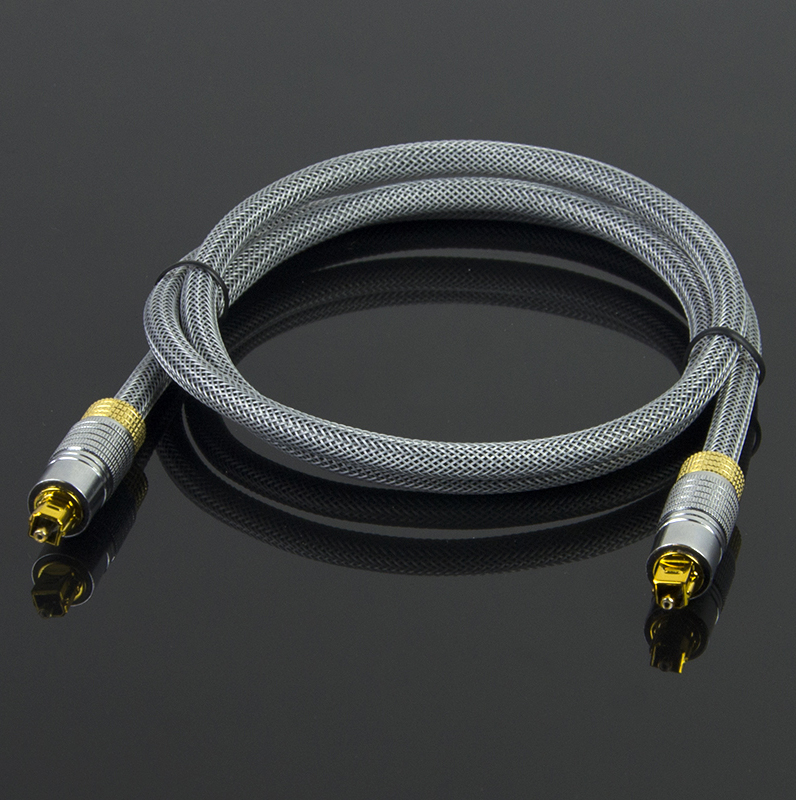 数字光纤音频线 方口对方口 夏普三星索尼电视ps4机顶盒数字光纤音频