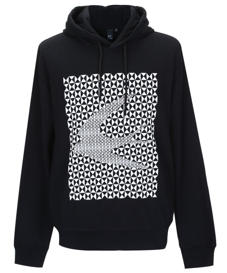 亚历山大·麦昆男装卫衣黑色100%棉379434rft83 l