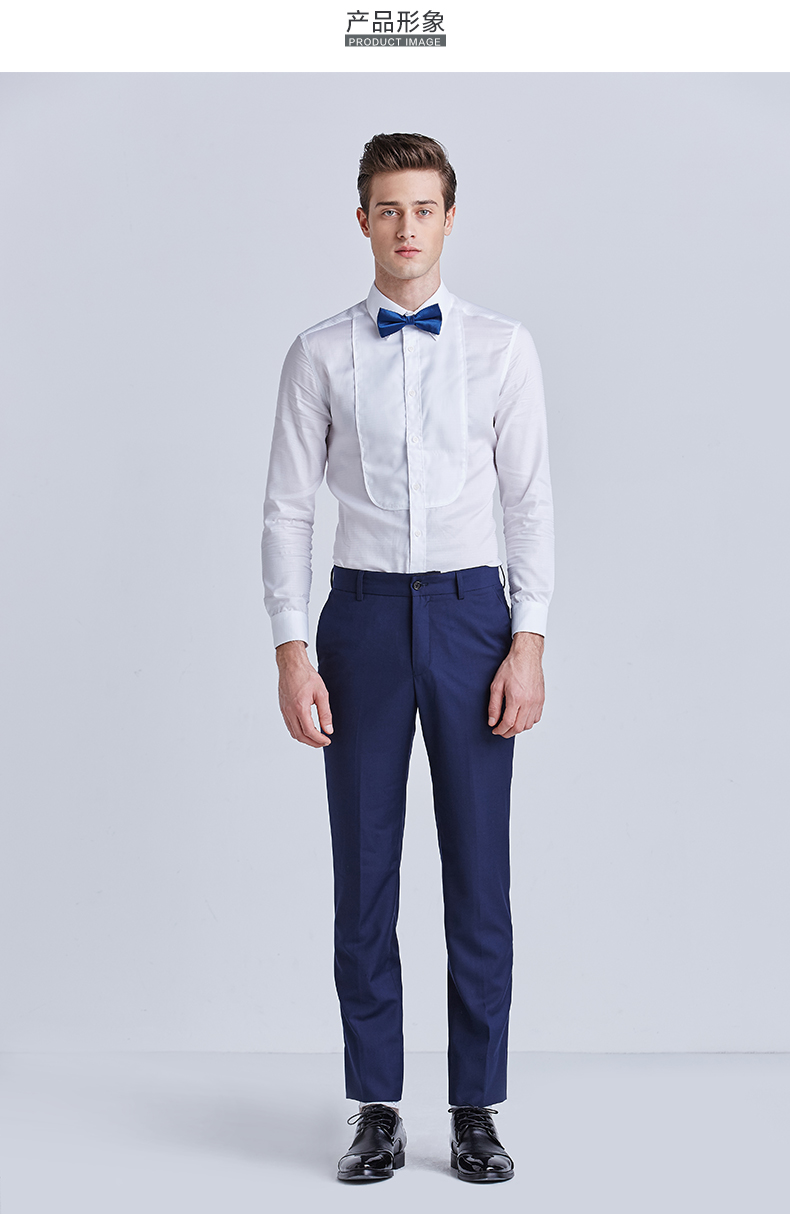 男装 衬衫 职业门 职业门 2016夏季男士长袖衬衫 韩版修身薄款提花纹