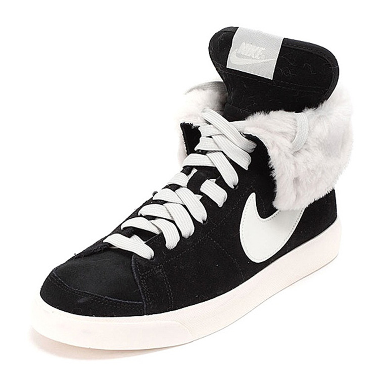 耐克blazer high 冬季新款女子运动鞋休闲高帮板鞋反毛皮 585561