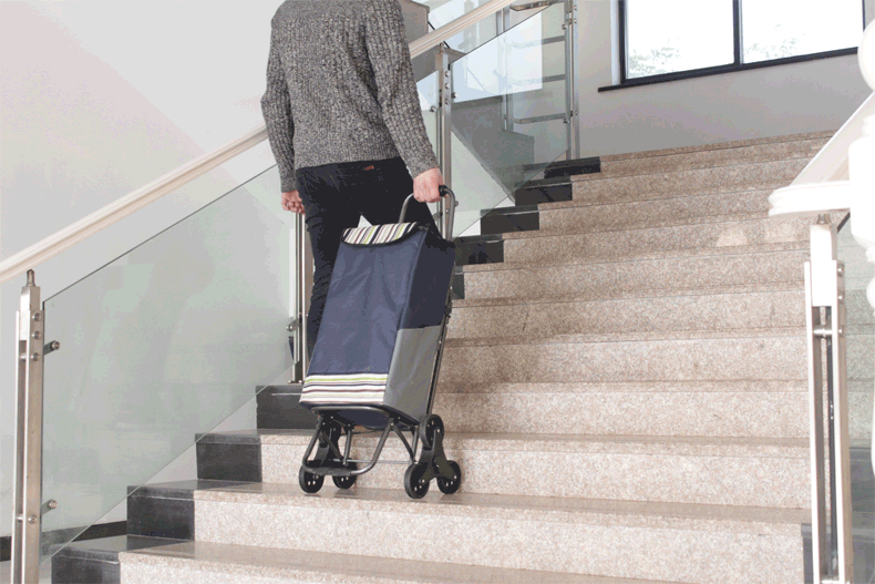 带座手拉车买菜车购物车 爬楼车便携折叠行李车老人拉杆拖车有椅子可