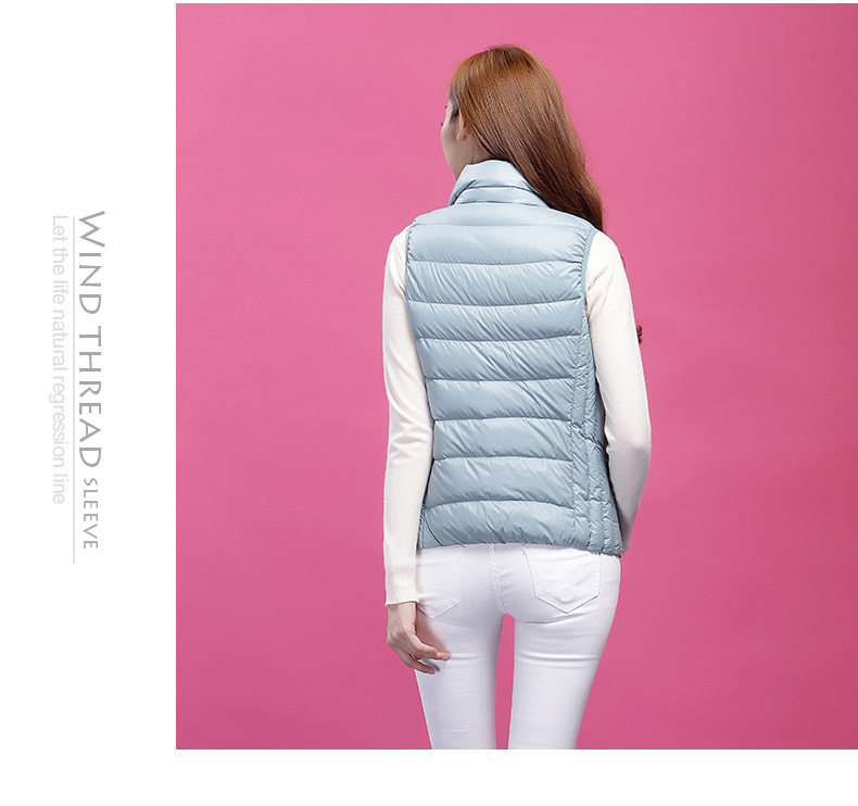 
                                        高梵 2015秋冬新款潮修身显瘦轻薄羽绒服马甲女短款时尚百搭女装外套 GM1510012A 橄榄绿 L/165                