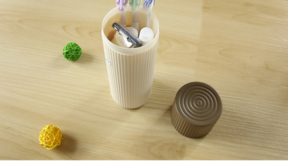 泰禾旅行牙刷盒塑料牙具盒旅行牙具盒便携牙刷盒简约刷牙杯子 7709