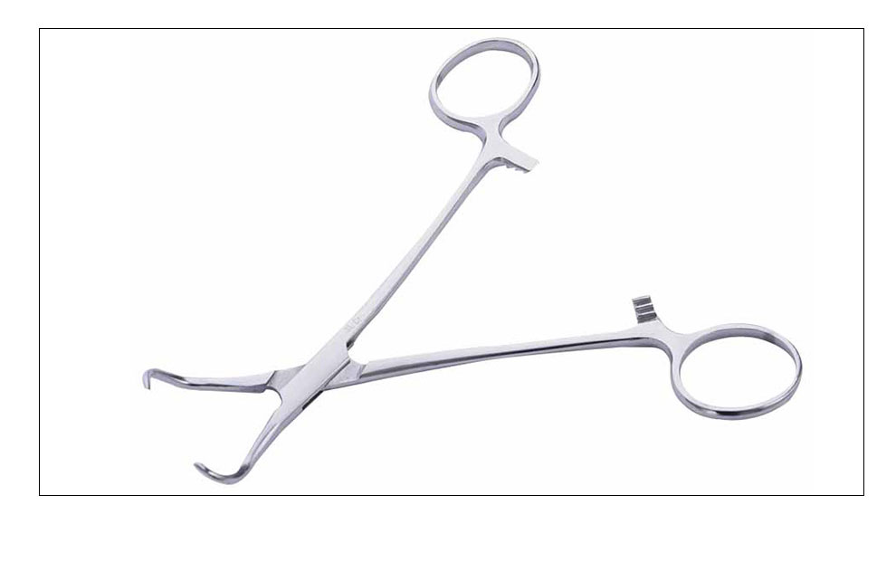 不锈钢帕巾钳医用布巾钳固定夹持洞巾钳抓布钳子提创巾钳夹布钳帕巾钳