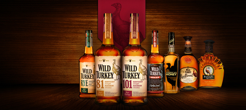 酒牧旗舰店 威凤凰(wild turkey)野火鸡 肯塔基波旁波本威士忌美国