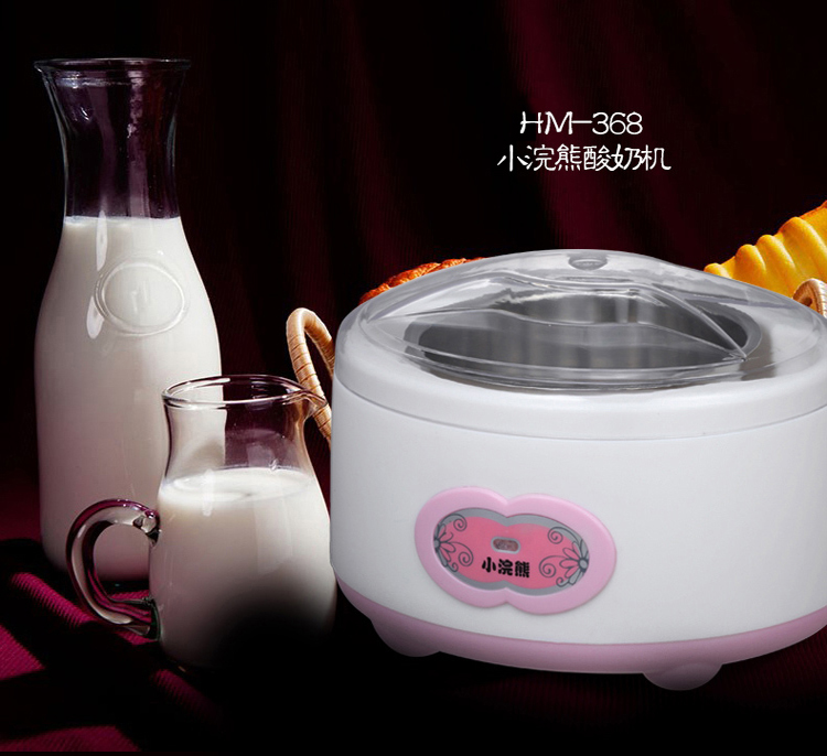
                                        小浣熊HM-368机全自动家用酸奶机1000ml(不锈钢内胆)                