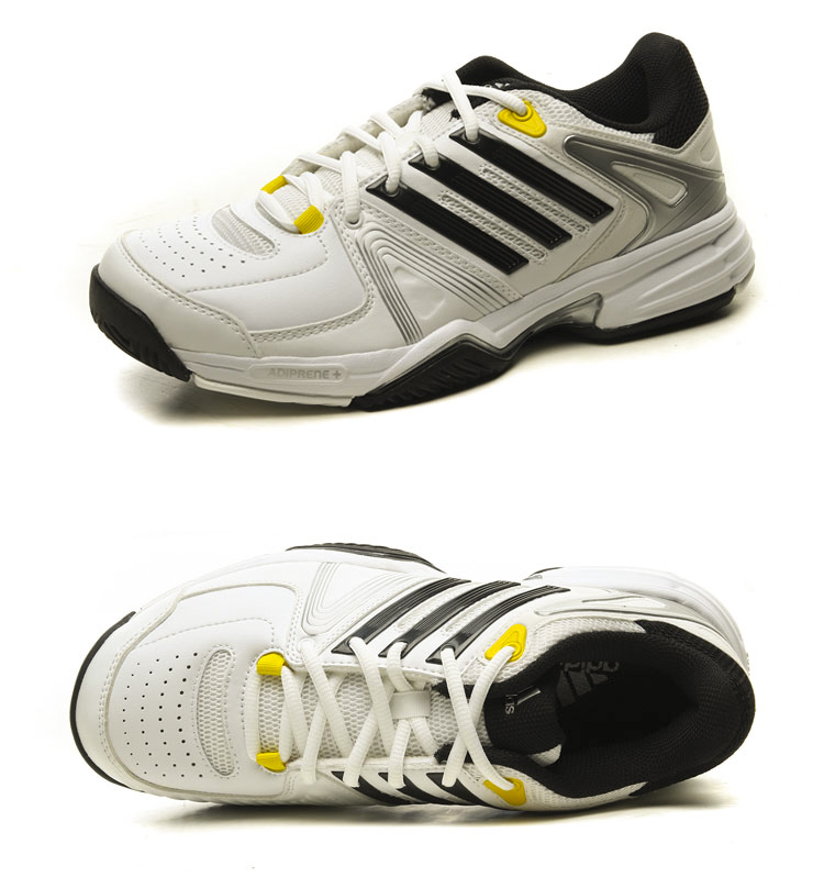 产地 越南 材质描述及特点介绍 阿迪男子网球鞋,经典鞋款,配色简洁