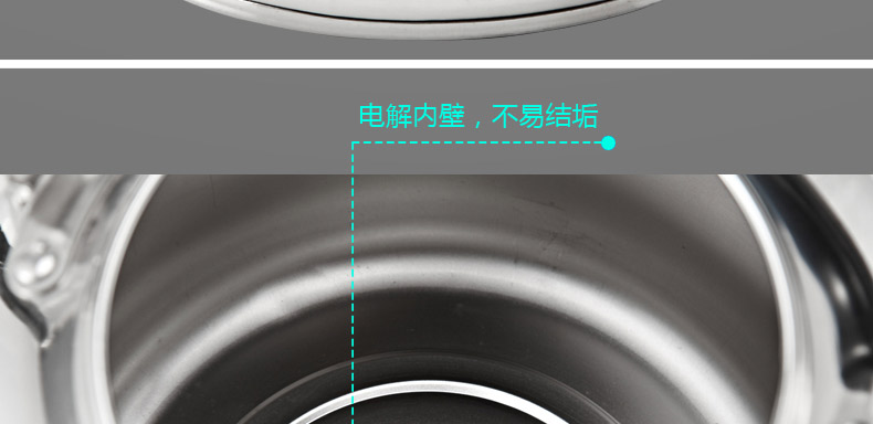 
                                        JYX/家兴 万家宝琴音壶 鸣笛音不锈钢烧水壶 煤气燃气电磁炉通用不锈钢开水壶 5L                