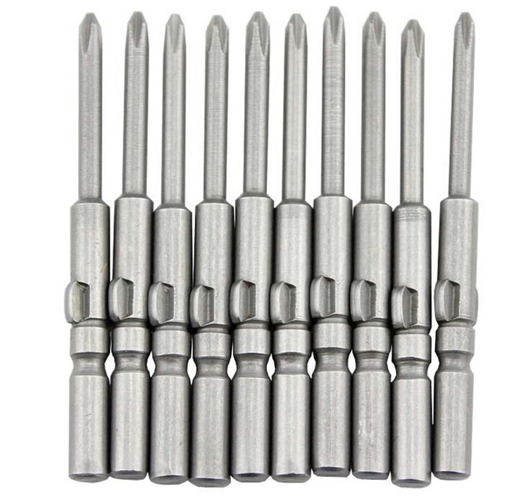 s2802十字电批头电动螺丝刀头十字起子头Φ6十字批咀6mm电批咀8026mm