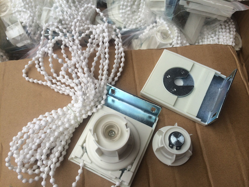 黑金刚卷帘控制器制头拉珠配件头拉珠卷轴窗帘配件拉姆斯制头 普通