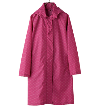 【防晒防雨防风】日本w.p.c正品轻薄时尚风雨衣-针点A字款-R-1039胸围103cm 绿色