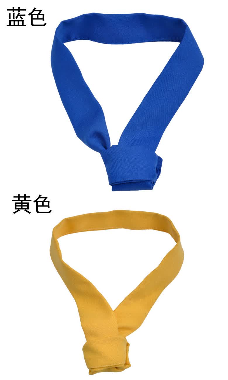 厨师领巾角巾服务员领巾酒店餐厅厨师服配件汗巾 绿色领巾 长度98cm