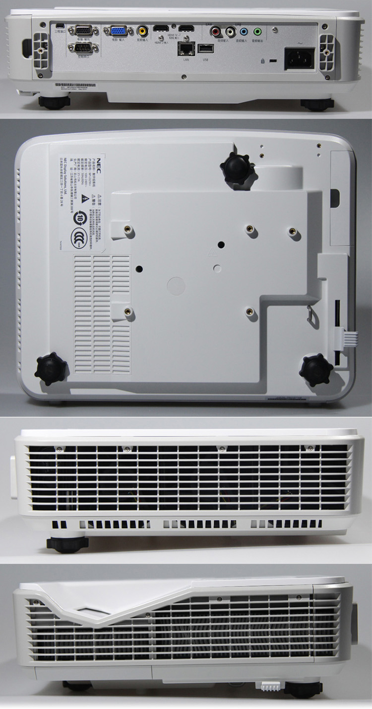 nec np-u321h  高清超短焦反射式投影机 超短投距投影仪 1080p蓝光3d