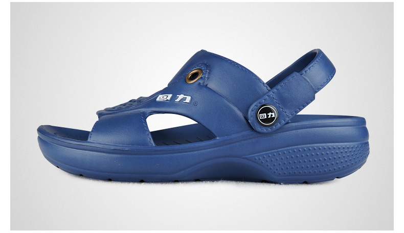 回力凉鞋沙滩鞋休闲新款透气韩版防滑露趾两用凉拖鞋 棕色 40