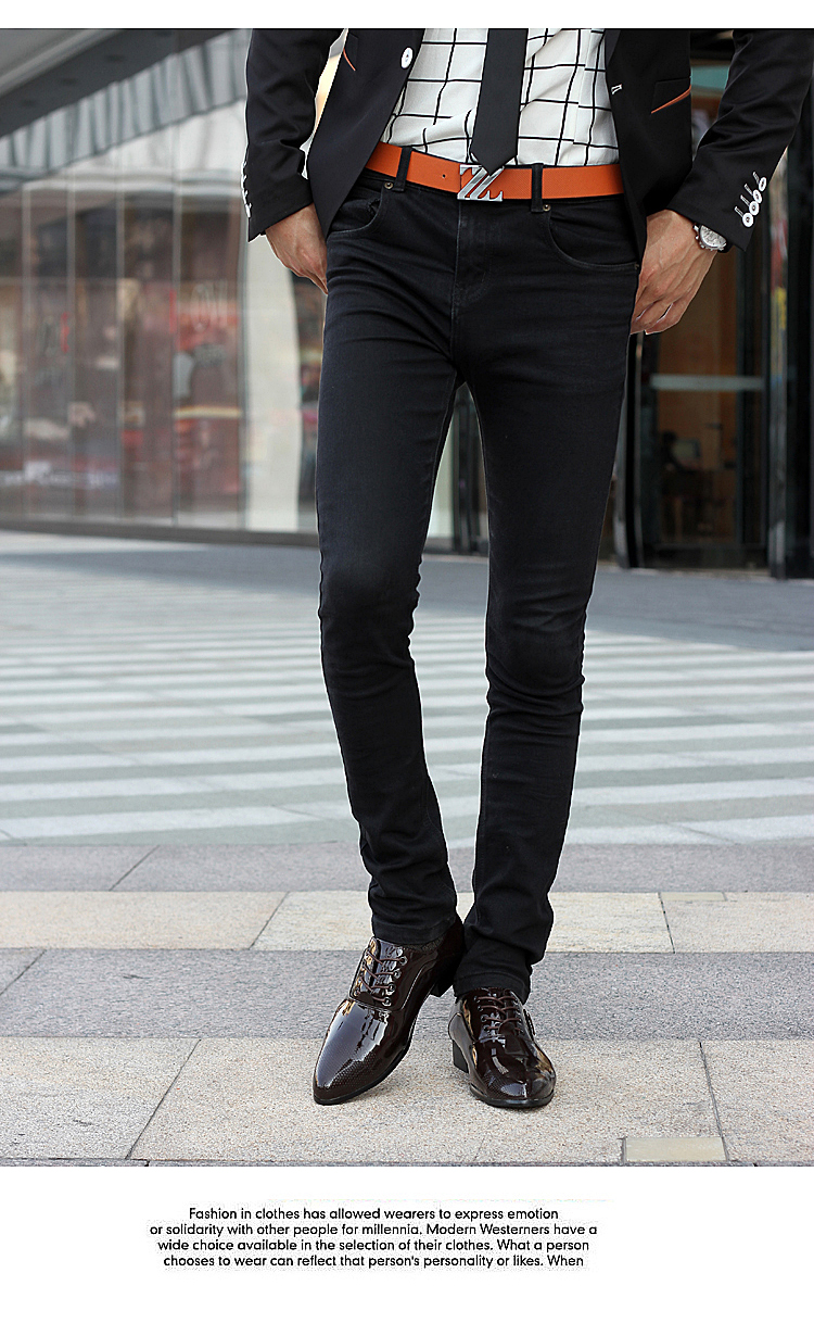 kaisifu皮鞋男鞋 新品商务休闲皮鞋系带英伦时尚皮鞋子